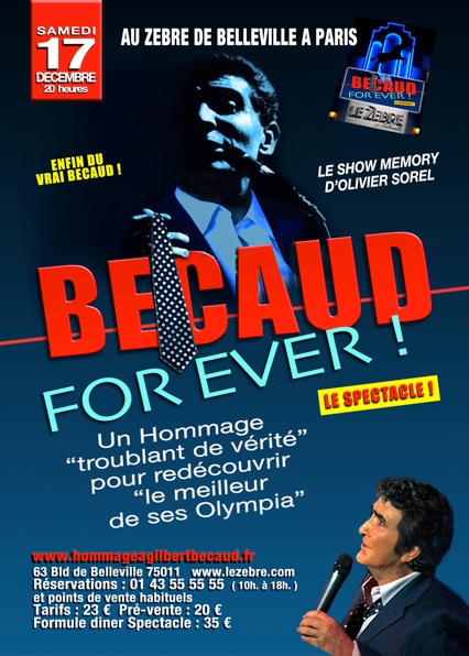 BECAUD FOR EVER > Annulé pour raison de santé