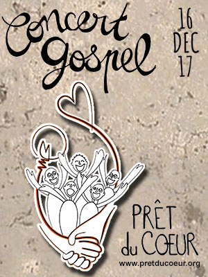 Concert de Gospel : Association PRET DU COEUR